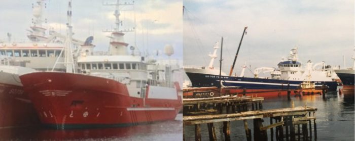 Aine and Greencastle boats